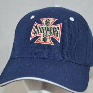 West Coast Chopper Blue Baseball Cap Adjustable St